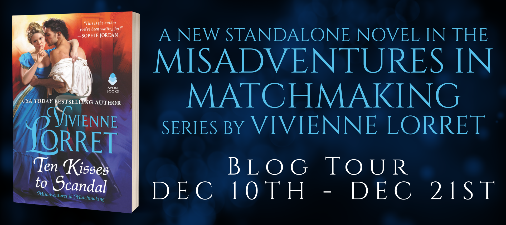 Tour Banner Ten Kisses to Scandal by Vivienne Lorret LARGE